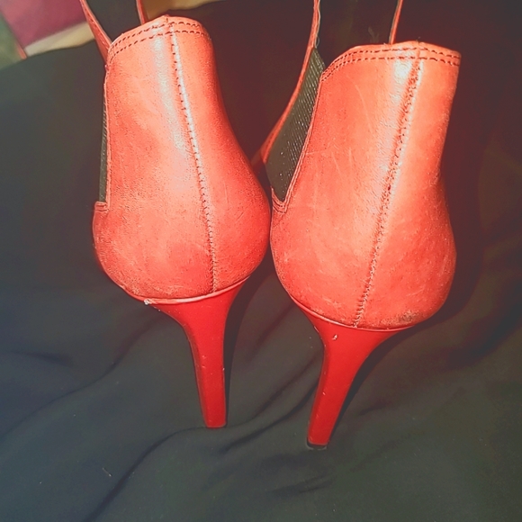 ANTONIO MELANI red Heel shoes. Size 8.5 - Picture 10 of 12